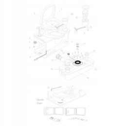 Thetford c2 c3 c4 toilet cassette seal, rubber