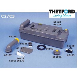 Thetford c2 c3 c4 toilet cassette seal, rubber