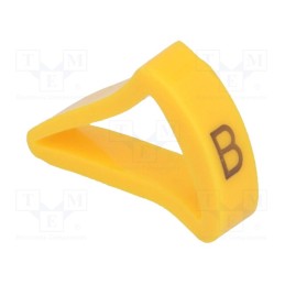 1 pcg x KURANT - MZ-4/B -AS - Markers, Marking: B, 10÷16mm, H: 21mm, A: 15mm, -30÷100°C, leaded