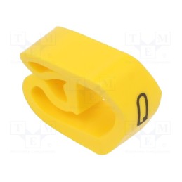 1 pcg x PARTEX - PA-30006AV40.Q - Markers, Marking: Q, 8÷16mm, PVC, yellow, -30÷60°C, leaded, PA-3