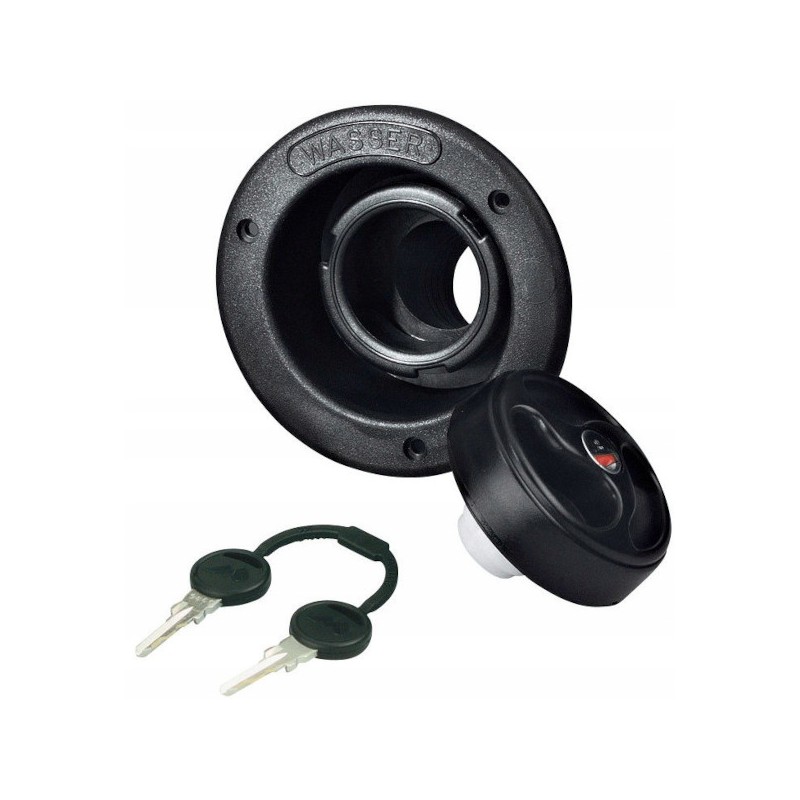 Socket, water filler cap, key, camper lilies