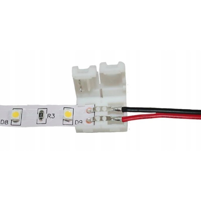Cingola connector for LED 8 mm, wiring 15 cm haba