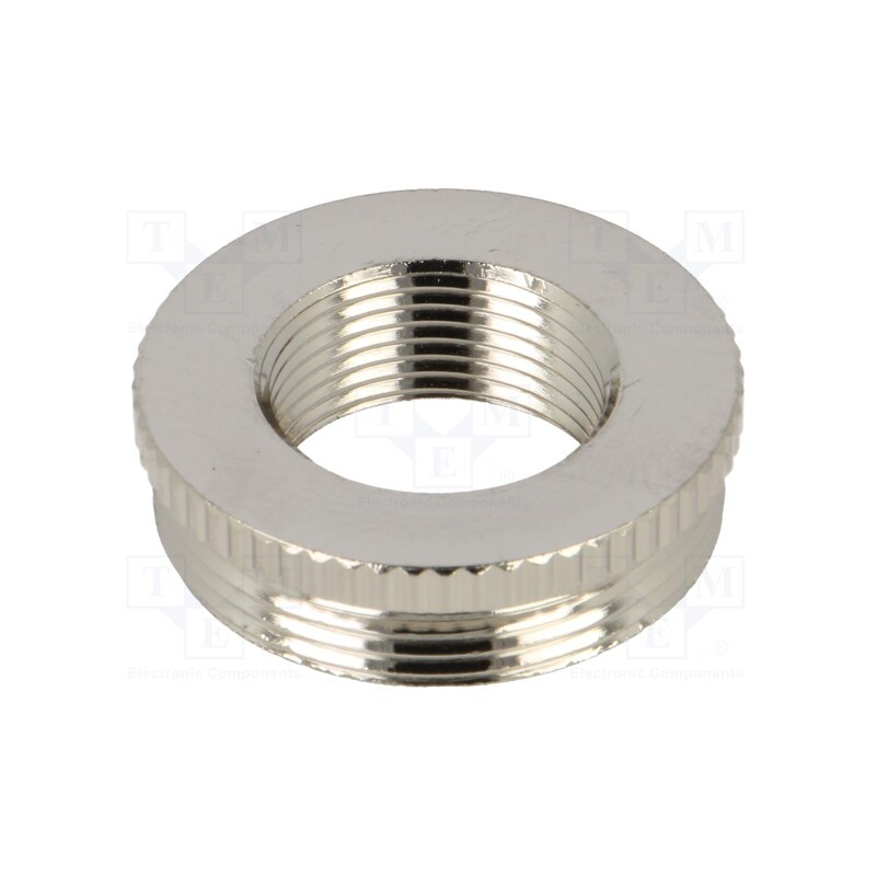 1 pcs x OBO BETTERMANN - 167 R MS PG29-16 - Reduction of threads for glands, Int.thread: PG16, brass