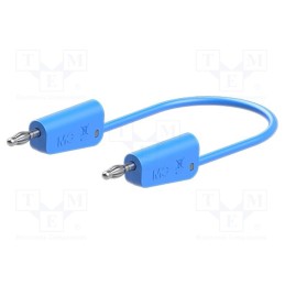 1 pcs x STu00c4UBLI - 64.1030-20023 - Test lead, 60VDC, 30VAC, 19A, banana plug 4mm,both sides, Len: 2m
