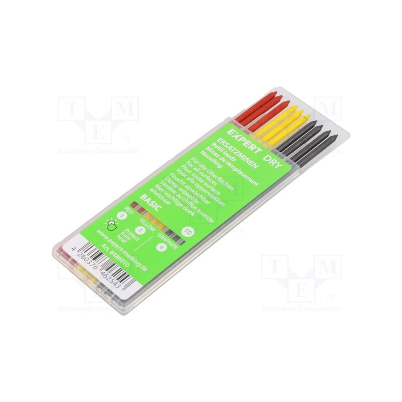 1 pcg x EXPERT - 8486010 - Scriber, 2.8mm, red,graphite,yellow