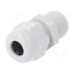 1 pcs x OBO BETTERMANN - V-TEC L PG11 LGR - Cable gland, with long thread, PG11, IP68, polyamide, light grey