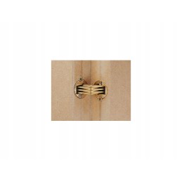 The hinge for the trailer top 12 mm consists of 2 pieces