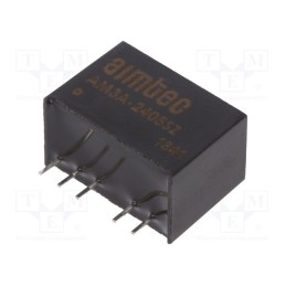 1 pcs x AIMTEC - AM3A-2405SZ - Converter: DC/DC, 3W, Uin: 9÷36V, Uout: 5VDC, Iout: 600mA, SIP6