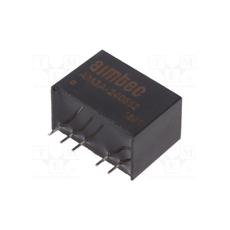1 pcs x AIMTEC - AM3A-2405SZ - Converter: DC/DC, 3W, Uin: 9÷36V, Uout: 5VDC, Iout: 600mA, SIP6