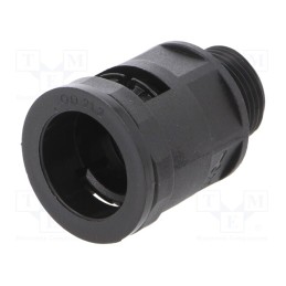 1 pcs x HUMMEL - 1.533.2001.50 - Straight terminal connector, Thread: metric,outside, polyamide