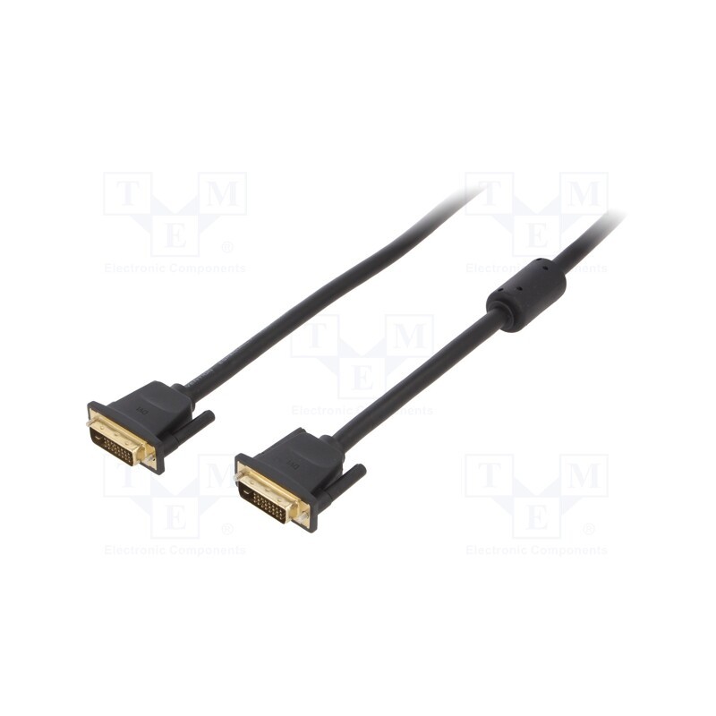 1 pcs x VENTION - EAABG - Cable, dual link, DVI-D (24+1) plug,both sides, 1.5m, black