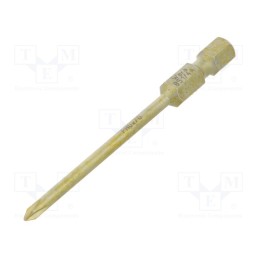 1 pcs x WERA - 5134906001 - Screwdriver bit, Phillips, PH0, Overall len: 70mm