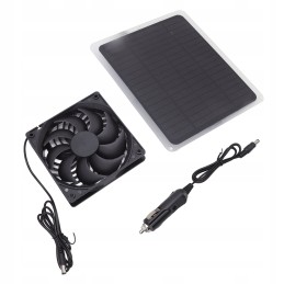 Solar panel fan kit