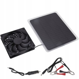 Solar panel fan kit