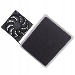 Solar panel fan kit