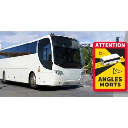 Blind spots angles morts camper bus sticker