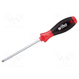 1 pcs x WIHA - 26305 - Screwdriver, hex key,spherical, HEX 2,5mm, SoftFinish®