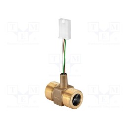 1 pcs x SIKA - VY1545MAHN10A4 - Sensor: turbine flowmeter, 4.5÷24VDC, 1÷45l/min, OUT: NPN