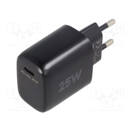 1 pcs x Goobay - 65367 - Power supply: switched-mode, plug, 3.3÷5.9VDC,, 25W, Plug: EU