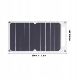 Solar panel 6w 5v portable mobile phone