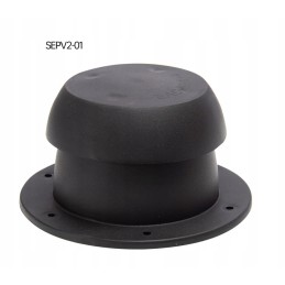 Ventilation mushroom, roof vent, black