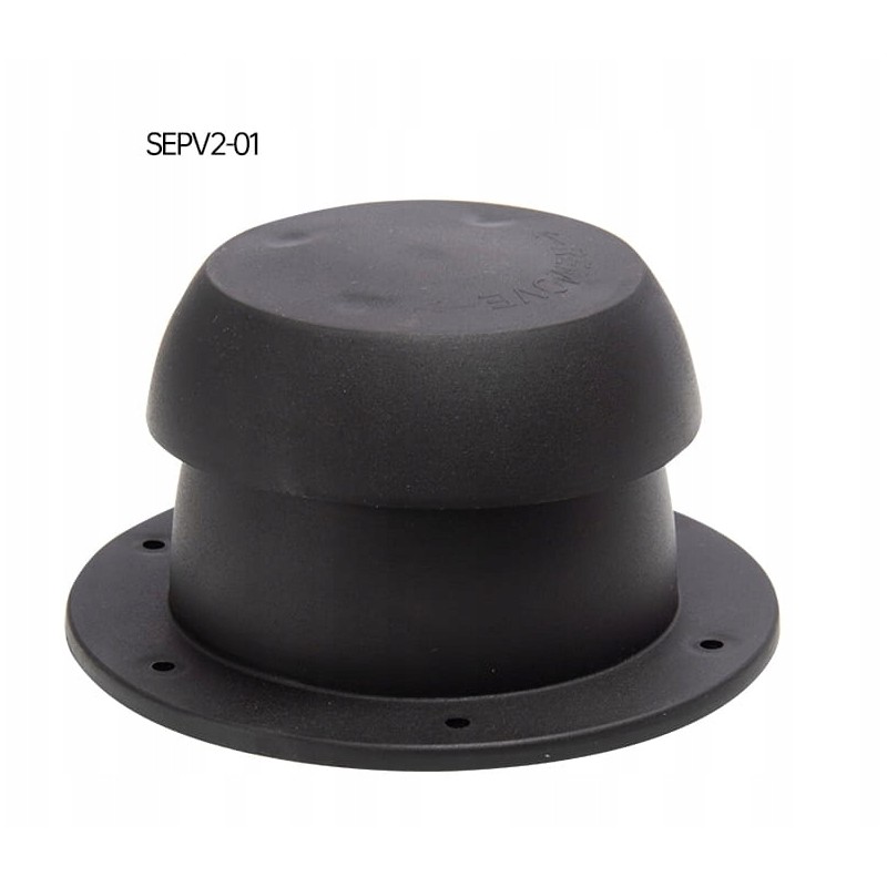 Ventilation mushroom, roof vent, black