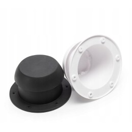 Ventilation mushroom, roof vent, black