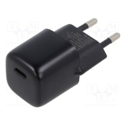 1 pcs x Goobay - 59357 - Power supply: switched-mode, plug, 5VDC,, 20W, Plug: EU, Out: USB C