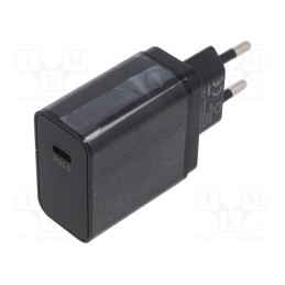 1 pcs x Goobay - 57748 - Power supply: switched-mode, plug, 5VDC,, 25W, Plug: EU, Out: USB C