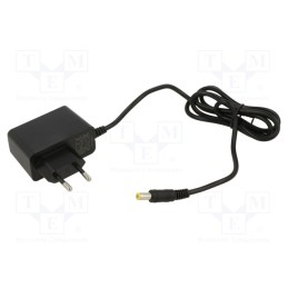 1 pcs x QOLTEC - 52418 - Power supply: switched-mode, plug, 15VDC, 1A, 15W, Out: 5,5/2,5