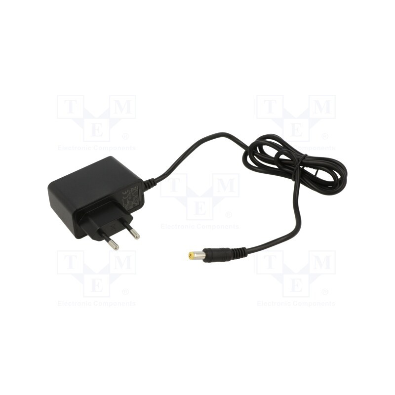 1 pcs x QOLTEC - 52418 - Power supply: switched-mode, plug, 15VDC, 1A, 15W, Out: 5,5/2,5