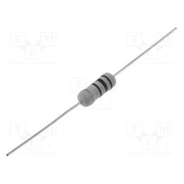 10 pcs x ROYAL OHM - KNP02SJ0750A10 - Resistor: wire-wound, THT, 75Ω, 2W, ±5%, Ø5x12mm, 300ppm/°C, axial