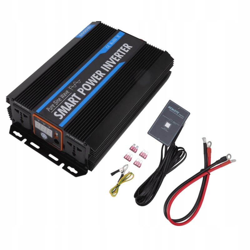 6000w photovoltaic inverter dc 12v to ac 220v