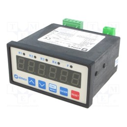 1 pcs x SIMEX - SLIK-94-1521-1-4-001 - Counter: electronical, LED, pulses, -99999÷999999, supply, IP64