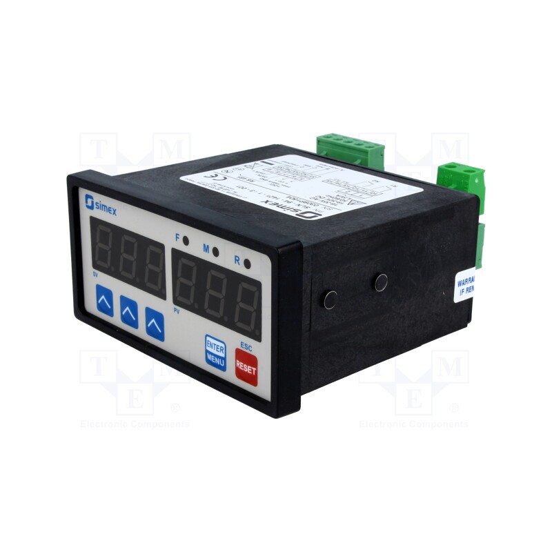 1 pcs x SIMEX - SLN-94-1421-1-3 - Counter: electronical, LED x2, pulses, 999, supply, IP65, 19÷50VDC