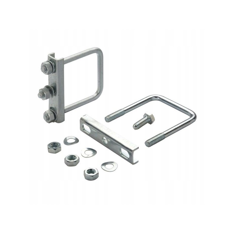 Clamp holder with attachment to a 70 m square pipe