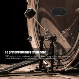 Bass guitar set, drum screen cover, 4 pcs