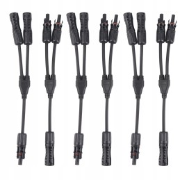 Solar panel connectors adapter for