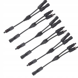 Solar panel connectors adapter for