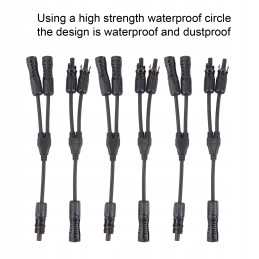 Solar panel connectors adapter for