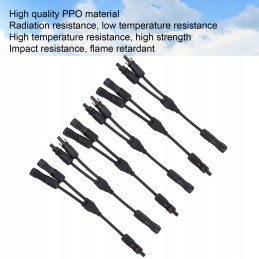 Solar panel connectors adapter for