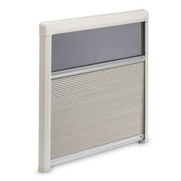 Blackout cassette roller blind with 1085x mosquito net
