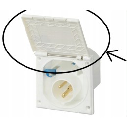 Cover flap cover of the electrical socket 230