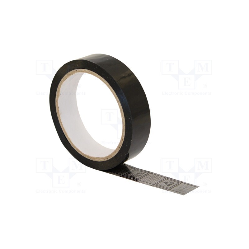 1 rol x ANTISTAT - 154-0140 - Packing tapes, ESD, L: 40m, W: 12mm, Features: antistatic