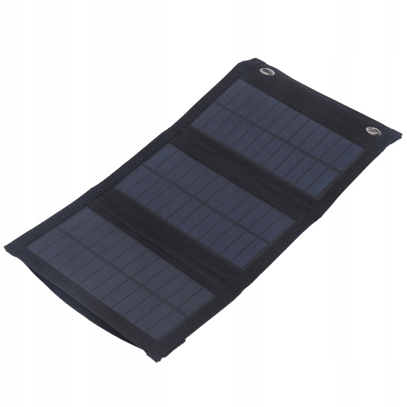 Foldable solar charging panel with
