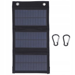 Foldable solar charging panel with