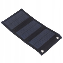 Foldable solar charging panel with