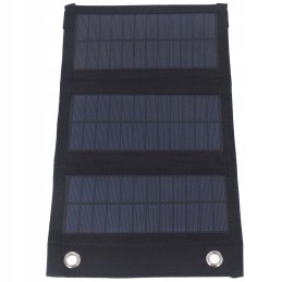 Foldable solar charging panel with