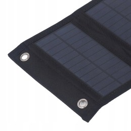 Foldable solar charging panel with