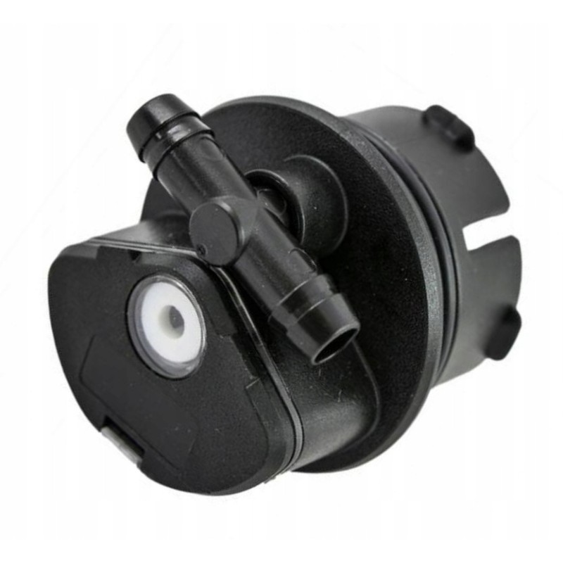 Aquamatik faucet cap with a spout without a float